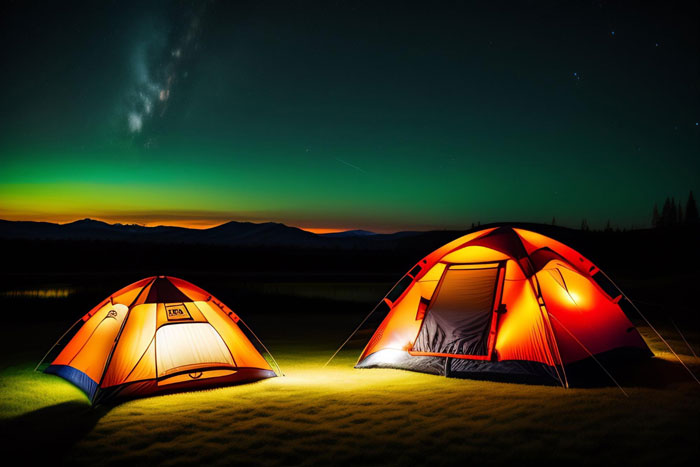 Camping outdoor